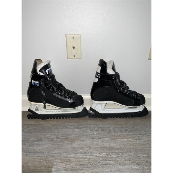 CCM Pro Ice Hockey Skates Fusion 395 Mens Size 6 SL-2500 Blades - Picture 2 of 9